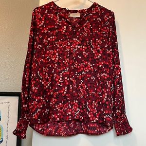 Super fun LOFT patterned blouse!